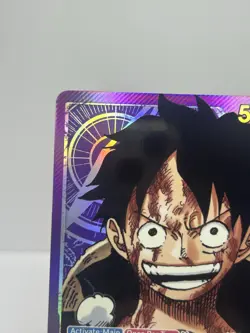 One Piece TCG OP05 060 Monkey D. Luffy Alternate Art Leader English NM - Image 2