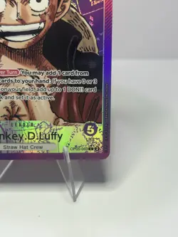 One Piece TCG OP05 060 Monkey D. Luffy Alternate Art Leader English NM - Image 3