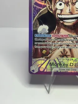 One Piece TCG OP05 060 Monkey D. Luffy Alternate Art Leader English NM - Image 4