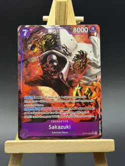 One Piece TCG Sakazuki (Alternate Art) The Time of Battle SR OP16-065 - Image 1