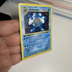 Pokemon Card - Poliwrath 1st Edition Holo Rare Shadowless #13 Base set - Image 3