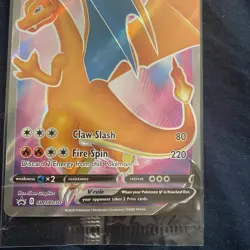 SEALED Pokemon TCG Charizard v SWSH050 Black Star Promo Card NM - Image 4