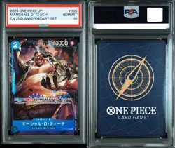 PSA 10 Marshall D. Teach ST17-005 CN 2nd Anniversary 2025 ONE PIECE Card Japan - Image 1