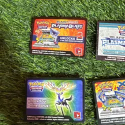 LOT OF 10 Pokemon TCG Online PLASMA BLAST FLASHFIRE XY BLACK WHITE CARDS - Image 2