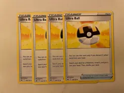 Ultra Ball 146/159 Play Set Set Of 4 Cards Pokemon TCG - Image 1