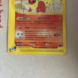 Pokemon Flareon Card Skyridge Non-Holo Rare 8/144 - HP - Image 4