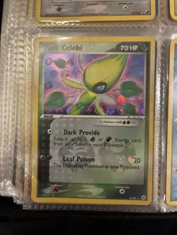 Pokemon TCG Dark Celebi Holo Rare Card Hidden Legends 4/101 LP - Image 2