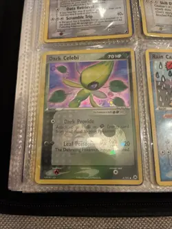 Pokemon TCG Dark Celebi Holo Rare Card Hidden Legends 4/101 LP - Image 3