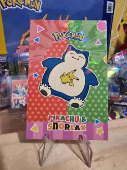 Pokemon Electric Pika Card Database - Pikachu & Snorlax Sleeping Gallery - Image 1