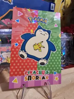 Pokemon Electric Pika Card Database - Pikachu & Snorlax Sleeping Gallery - Image 2