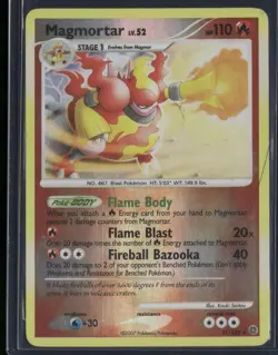 Magmortar 31/132 Rare Secret Wonders Pokemon Reverse Holo Moderately Played - Image 1
