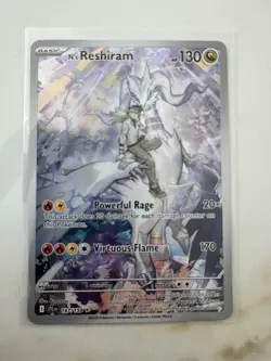 Pokemon TCG N’s Reshiram 167/159 Full Art Journey Together Secret Rare Near Mint - Image 2