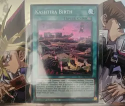 Kashtira Birth Prismatic Secret Rare Card MP23-EN200 1st Edition NM Condition - Image 1