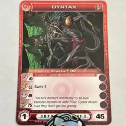 Chaotic Card Dyrtax OP PROMO - MAX S, Mid Energy - Image 1
