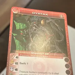 Chaotic Card Dyrtax OP PROMO - MAX S, Mid Energy - Image 3
