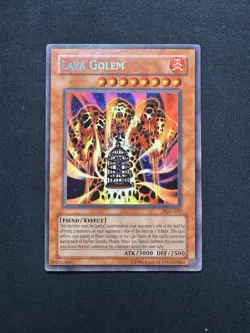 Yu-Gi-Oh! TCG Lava Golem Pharaonic Guardian PGD-107 Unlimited Secret Rare LP - Image 1