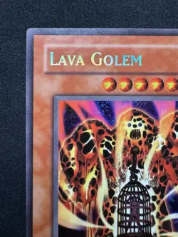 Yu-Gi-Oh! TCG Lava Golem Pharaonic Guardian PGD-107 Unlimited Secret Rare LP - Image 2
