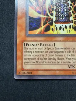 Yu-Gi-Oh! TCG Lava Golem Pharaonic Guardian PGD-107 Unlimited Secret Rare LP - Image 4