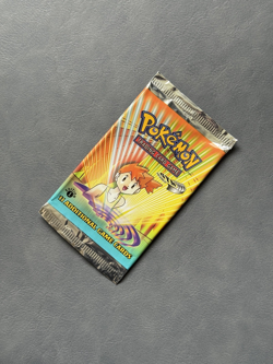 Pokemon Gym Heroes 1st Edition EMPTY Booster Pack Misty Vintage WOTC TCG 1999 - Image 2