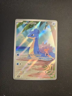 Pokemon TCG Misty's Lapras 194/182 Destined Rivals IR Holo Full Art Pack fresh - Image 1