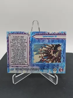 Pokemon Topps The Movie 2000 Vintage Lawrence III HOLO FOIL #14 - Image 2
