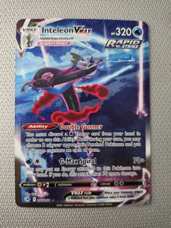 Pokemon TCG Fusion Strike Inteleon VMAX (Alternate Art Secret) NM 266/264 - Image 1