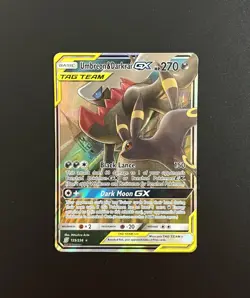 Umbreon & Darkrai GX Tag Team 125/236 Unified Minds LP Lightly Played Pokemon - Image 1