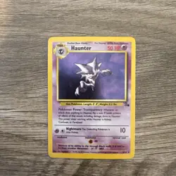Pokemon Haunter Fossil Holo Rare 6/62 1999 Stage English - Image 1