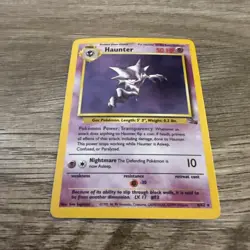 Pokemon Haunter Fossil Holo Rare 6/62 1999 Stage English - Image 2