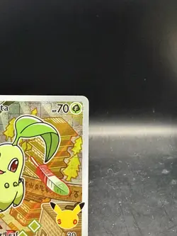 Pokemon TCG Chikorita MEP 046 First Partner Series 2 Black Star Promo NM - Image 3