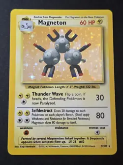 Magneton 9/102 from Pokemon Base Set MP - Image 1