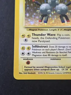Magneton 9/102 from Pokemon Base Set MP - Image 5