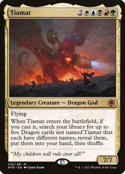 Tiamat Custom Deck - Commander/EDH MTG Magic the Gathering. - Image 1
