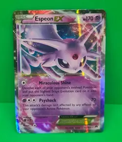 Pokemon Espeon EX 52/122 XY Breakpoint 2016 NM-MINT Condition Ultra Rare Card - Image 2