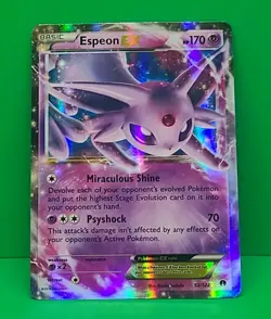 Pokemon Espeon EX 52/122 XY Breakpoint 2016 NM-MINT Condition Ultra Rare Card - Image 4