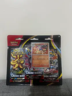 Pokemon TCG Chaos Rising 3 pk Blister Factory Sealed CHARMELEON - Image 1