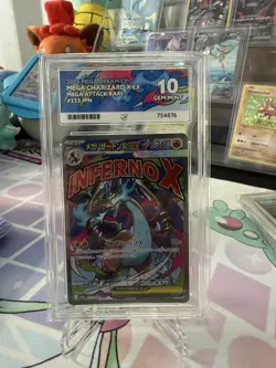 Pokemon TCG Mega Charizard EX 223/JPN Jpn ACE 10 - Image 1