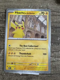 Pikachu At The Museum Promo Card - Oversize. Sealed - Image 1
