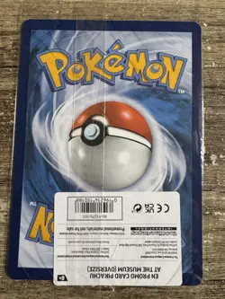 Pikachu At The Museum Promo Card - Oversize. Sealed - Image 2