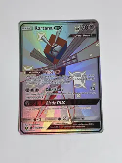 🔥Pokemon 2019 Hidden Fates Shiny Vault Kartana GX Holo Rare Card SV73/SV94 - Image 2