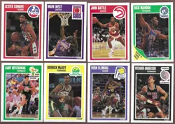 1989-90 Fleer Basketball Card Lot of 16 EX-NM - Image 2