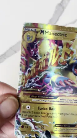 Pokemon TGC M Manectric Ex 120/119 Secret Rare Phantom Forces Card - Image 2