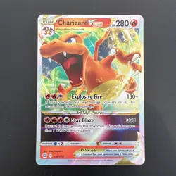Charizard VSTAR 018/172 Holo VSTAR Rare Brilliant Stars Pokemon NM/M - Image 1