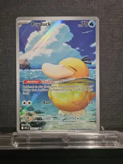 Pokemon TCG Psyduck Ascended Heros Pokemon Card Ar Full Art Mint Condition - Image 1