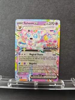 Pokemon TCG Sylveon EX 041/131 Prismatic Evolutions Card NM/M STAMPED - Image 1