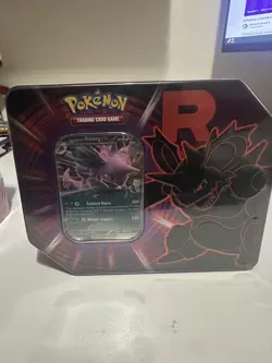 Pokemon TCG - Destined Rivals - Team Rocket Tin Nidoking Ex - Factory Sealed - Image 1
