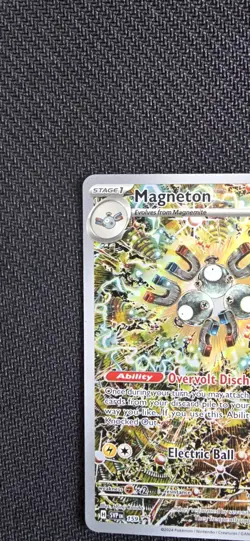 Pokemon TCG Magneton SVP 159 Promo Surging Sparks Pokemon Center Stamped - Image 2