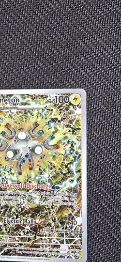 Pokemon TCG Magneton SVP 159 Promo Surging Sparks Pokemon Center Stamped - Image 3