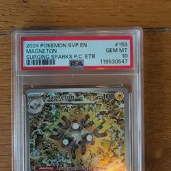 PSA 10 Magneton SVP 159 Pokemon Center Stamped Promo | Surging Sparks GEM MINT - Image 2