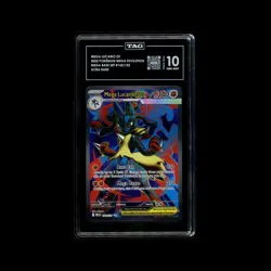 2025 Pokemon Mega Evolution 160/132 Mega Lucario ex Ultra Rare TAG 10 T9961064 - Image 1